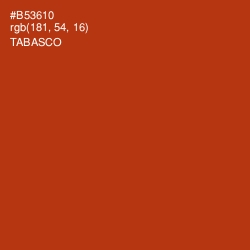 #B53610 - Tabasco Color Image