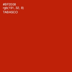#BF2008 - Tabasco Color Image