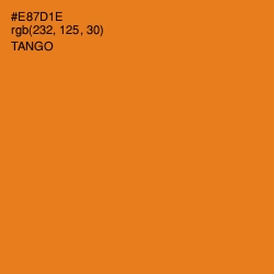 #E87D1E - Tango Color Image