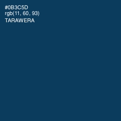 #0B3C5D - Tarawera Color Image