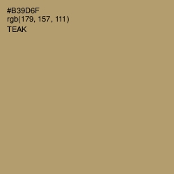 #B39D6F - Teak Color Image