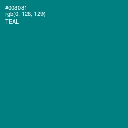 #008081 - Teal Color Image