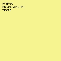 #F6F490 - Texas Color Image