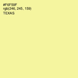 #F6F59F - Texas Color Image
