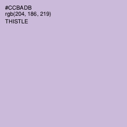 #CCBADB - Thistle Color Image
