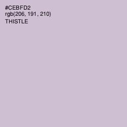 #CEBFD2 - Thistle Color Image