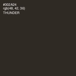 #302A24 - Thunder Color Image