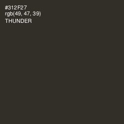 #312F27 - Thunder Color Image