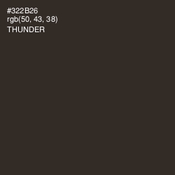 #322B26 - Thunder Color Image