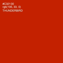 #C32100 - Thunderbird Color Image