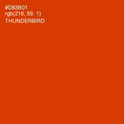 #D83B01 - Thunderbird Color Image
