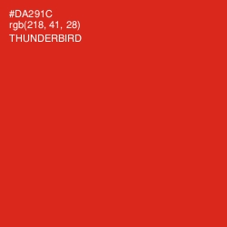 #DA291C - Thunderbird Color Image