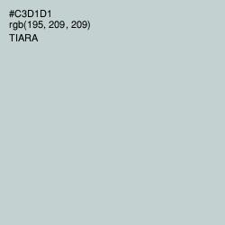 #C3D1D1 - Tiara Color Image