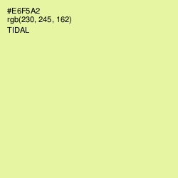 #E6F5A2 - Tidal Color Image