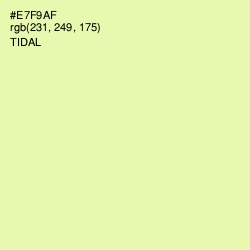 #E7F9AF - Tidal Color Image
