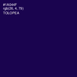 #1A044F - Tolopea Color Image