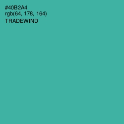 #40B2A4 - Tradewind Color Image