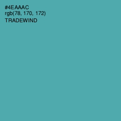 #4EAAAC - Tradewind Color Image