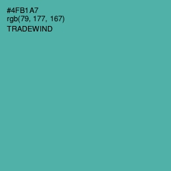 #4FB1A7 - Tradewind Color Image