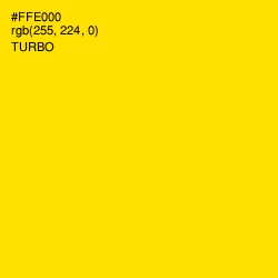 #FFE000 - Turbo Color Image