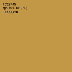#C29745 - Tussock Color Image