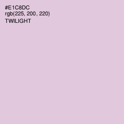 #E1C8DC - Twilight Color Image