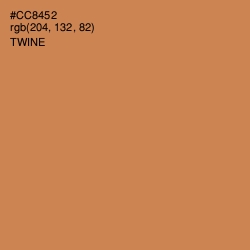 #CC8452 - Twine Color Image