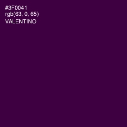 #3F0041 - Valentino Color Image