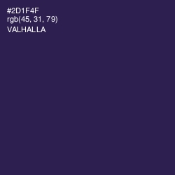 #2D1F4F - Valhalla Color Image