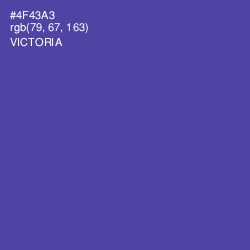 #4F43A3 - Victoria Color Image