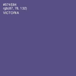 #574E84 - Victoria Color Image