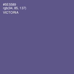 #5E5589 - Victoria Color Image