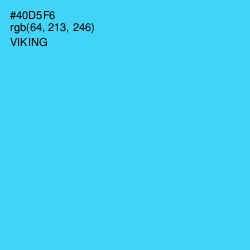 #40D5F6 - Viking Color Image