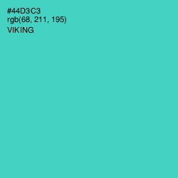 #44D3C3 - Viking Color Image