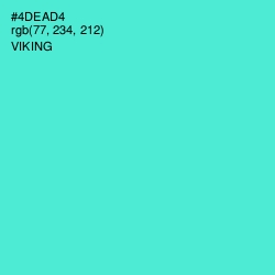 #4DEAD4 - Viking Color Image
