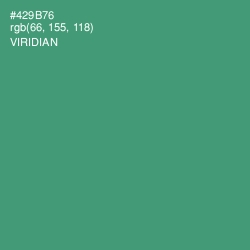 #429B76 - Viridian Color Image
