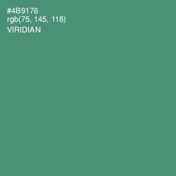 #4B9176 - Viridian Color Image