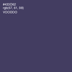 #433D62 - Voodoo Color Image