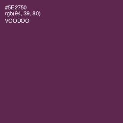 #5E2750 - Voodoo Color Image