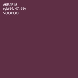 #5E2F45 - Voodoo Color Image