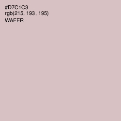 #D7C1C3 - Wafer Color Image