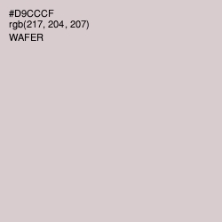 #D9CCCF - Wafer Color Image