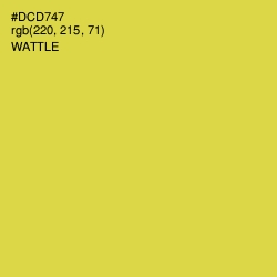 #DCD747 - Wattle Color Image