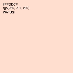 #FFDDCF - Watusi Color Image