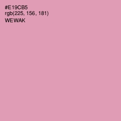 #E19CB5 - Wewak Color Image