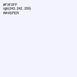 #F3F2FF - Whisper Color Image
