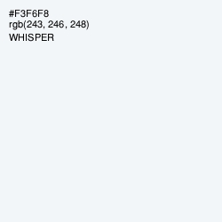 #F3F6F8 - Whisper Color Image