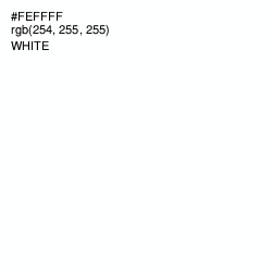 #FEFFFF - White Color Image