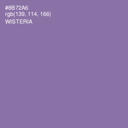 #8B72A6 - Wisteria Color Image