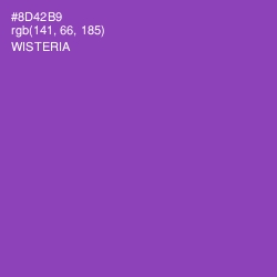 #8D42B9 - Wisteria Color Image